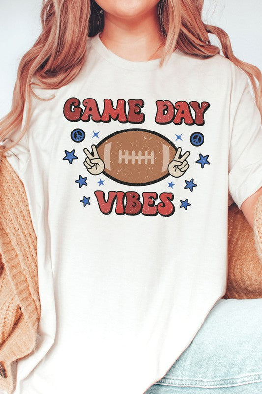 FOOTBALL GAME DAY VIBES GRAPHIC TEE