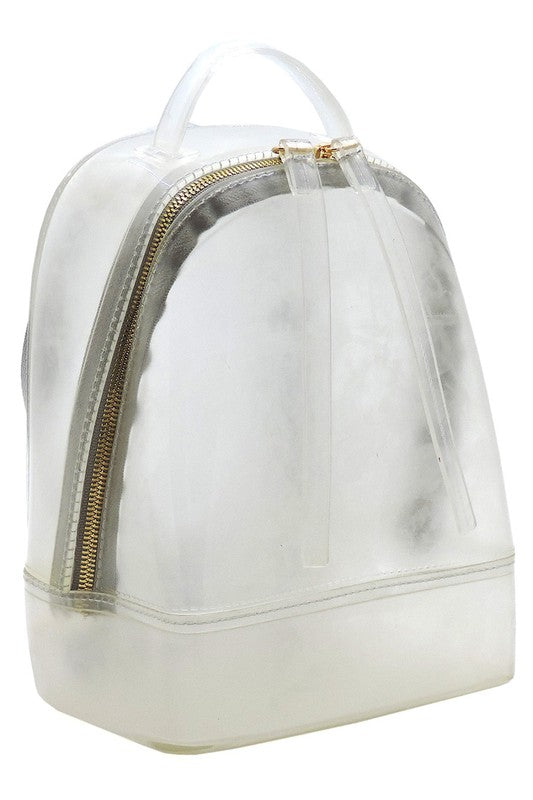 Clear Convertible Jelly Candy Backpack