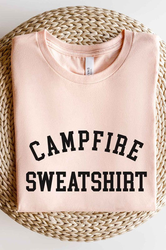 CAMPFIRE SWEATSHIRT GRAPHIC PLUS SIZE TEE