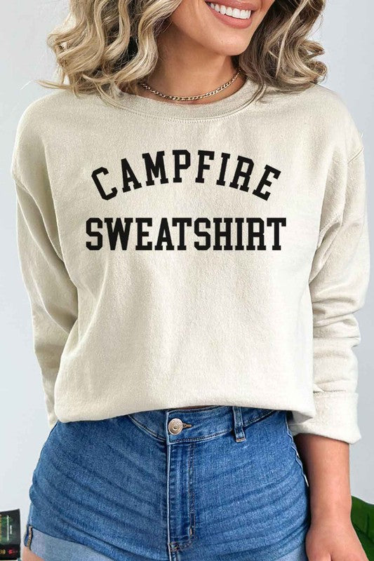 CAMPFIRE SWEATSHIRT GRAPHIC SWEATSHIRT