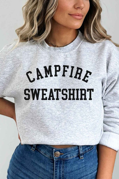 CAMPFIRE SWEATSHIRT GRAPHIC SWEATSHIRT