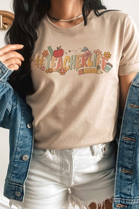 RETRO TEACHERLIFE GRAPHIC TEE