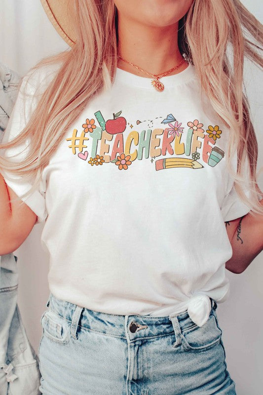 RETRO TEACHERLIFE GRAPHIC TEE