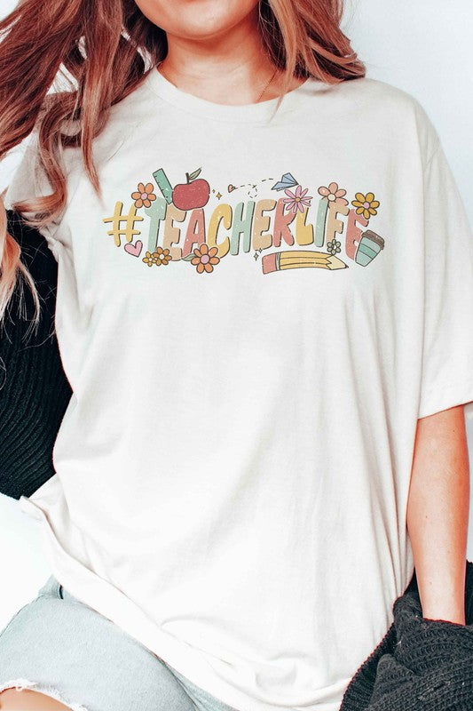 RETRO TEACHERLIFE GRAPHIC TEE