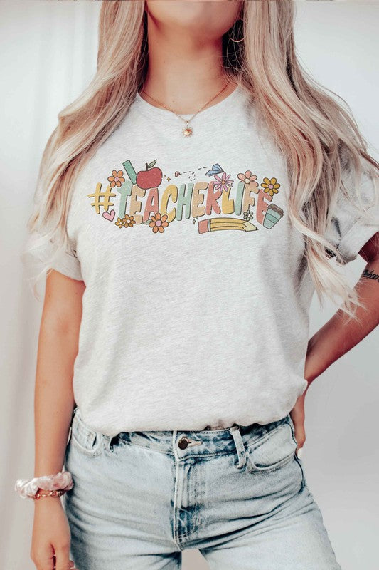 RETRO TEACHERLIFE GRAPHIC TEE