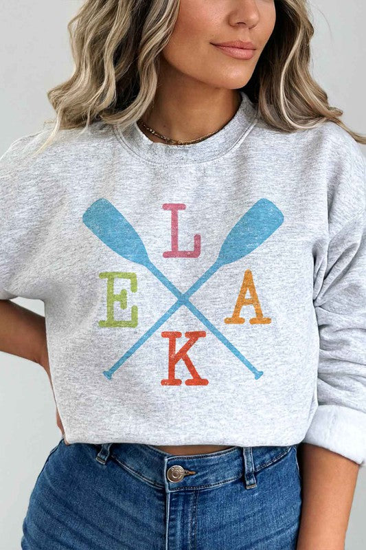 LAKE PADDLE PLUS SIZE SWEATSHIRT