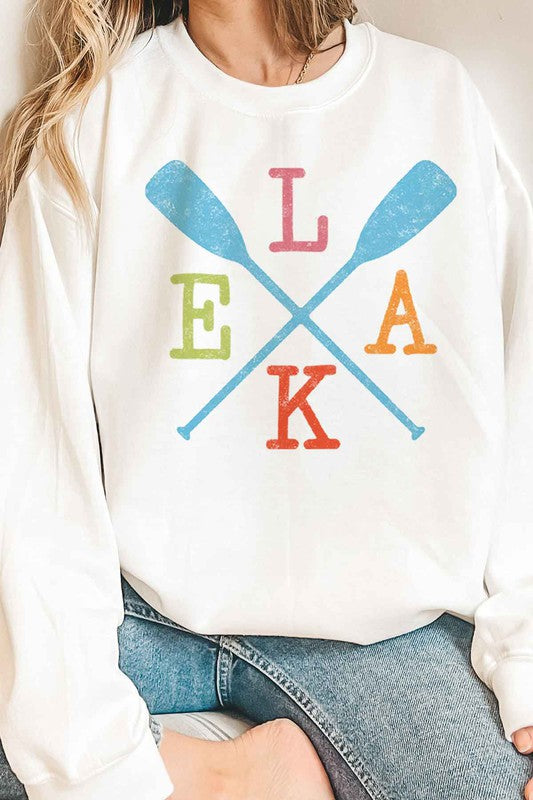 LAKE PADDLE PLUS SIZE SWEATSHIRT