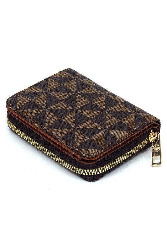 PM Monogram Accordion Bi-fold Wallet