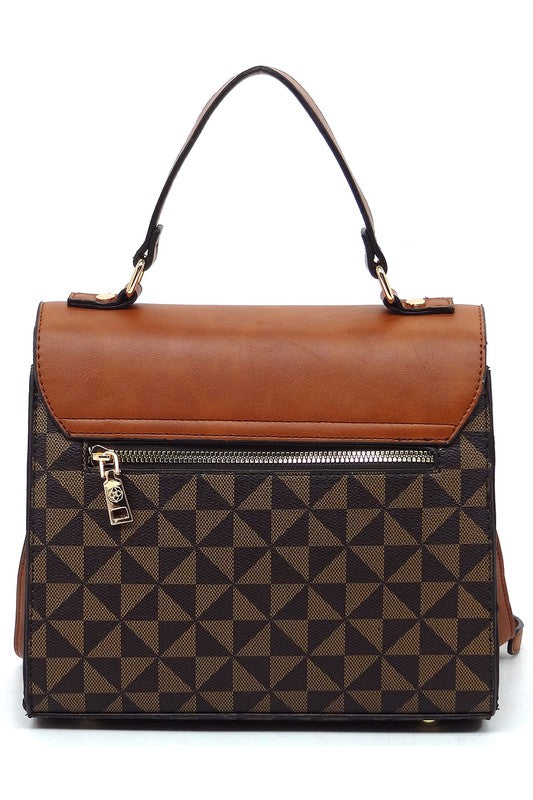 PM Monogram Top Handle Satchel