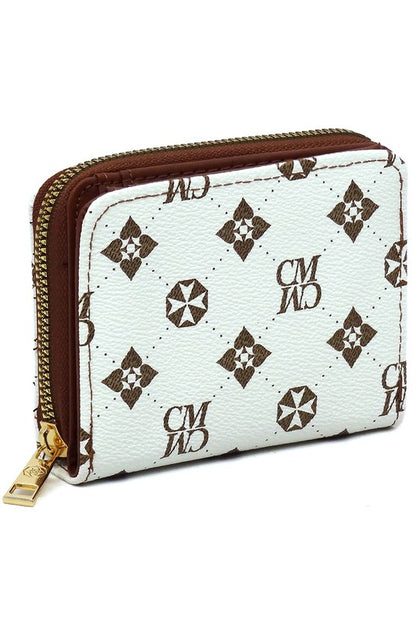 CM Monogram Accordion Bi-fold Wallet