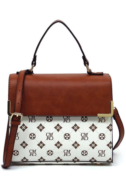 CM Monogram Top Handle Satchel