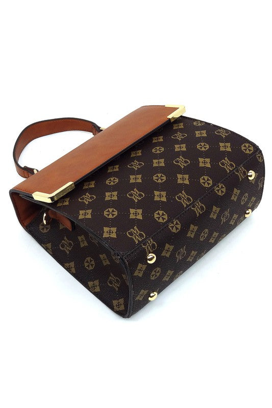 CM Monogram Top Handle Satchel