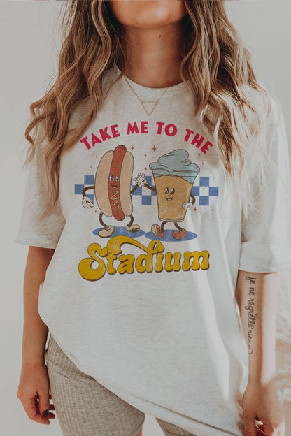 TAKE ME TO THE STADIUM GRAPHIC TEE