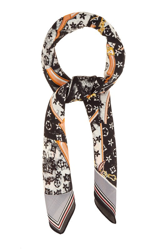 Geometric Pattern Printed Scarf