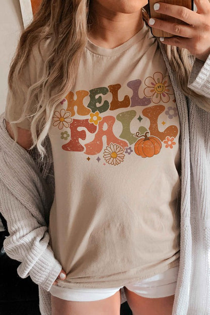 RETRO HELLO FALL Graphic Tee