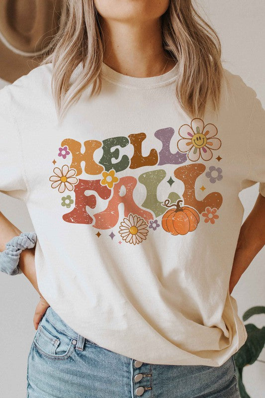 RETRO HELLO FALL Graphic Tee