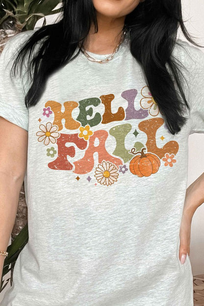 RETRO HELLO FALL Graphic Tee