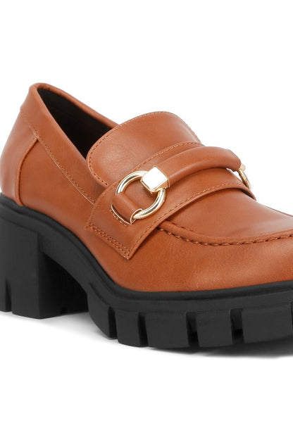 Evangeline Chunky Platform Loafers