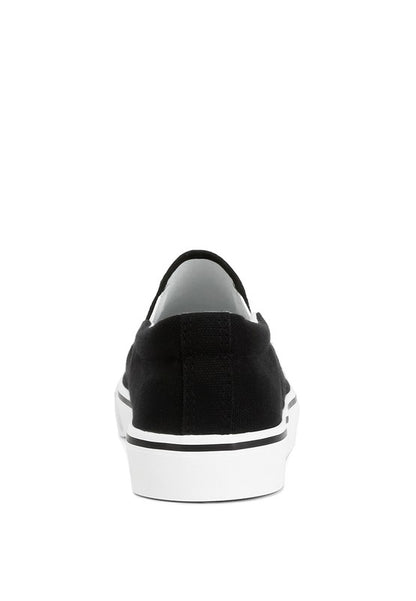 Laszlo Canvas Slip On Sneakers