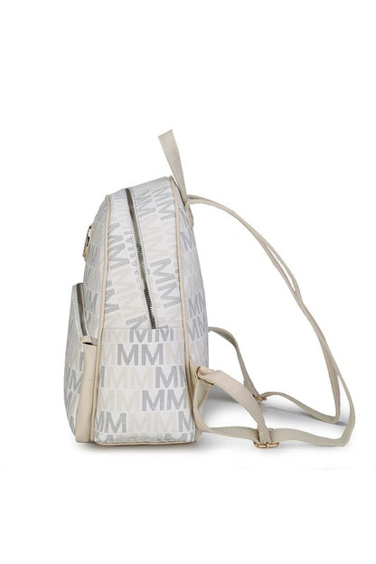 MKF Palmer Signature logo-print Backpack by Mia K