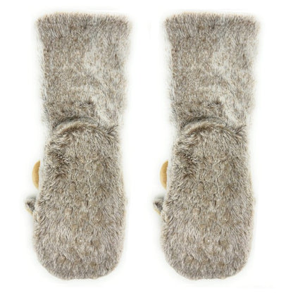 Moose Up - Women's Plush Animal Slipper Socks