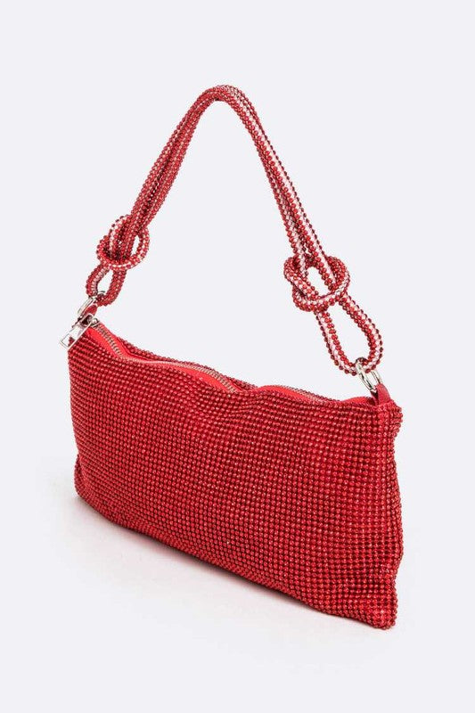 Rhinestone Iconic Soft Shoulder Bag