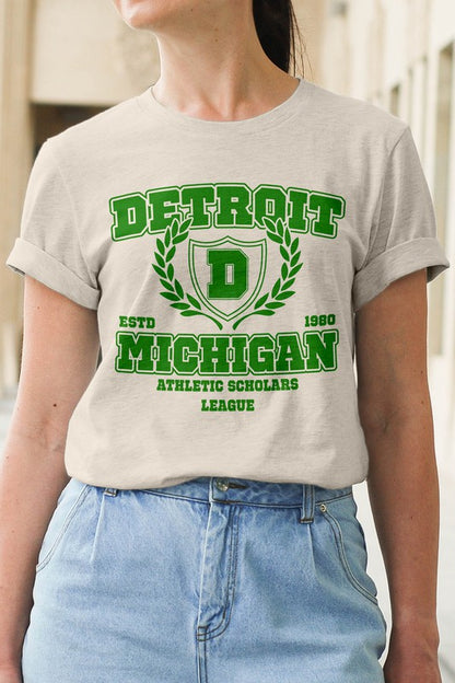 Detroit Michigan Graphic Tee