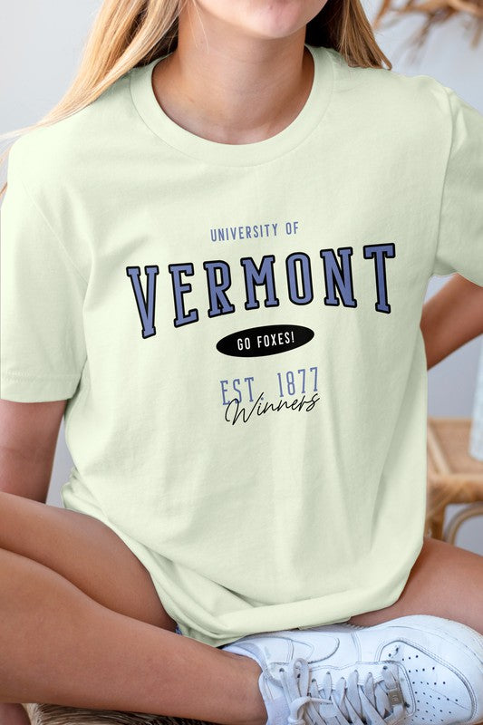 University of Vermont Go Foxes Graphic Tee