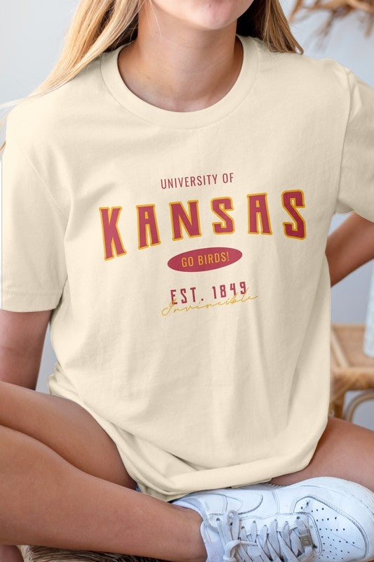 University of Kansas Go Birds Graphic Tee