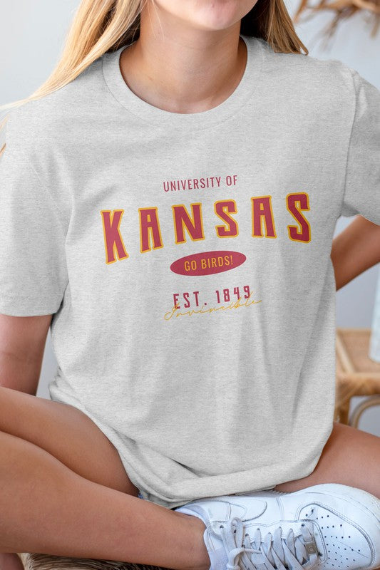 University of Kansas Go Birds Graphic Tee