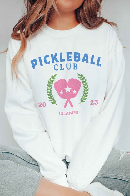 PICKLEBALL CLUB 2023 CHAMPS GRAPHIC SWEATSHIRT