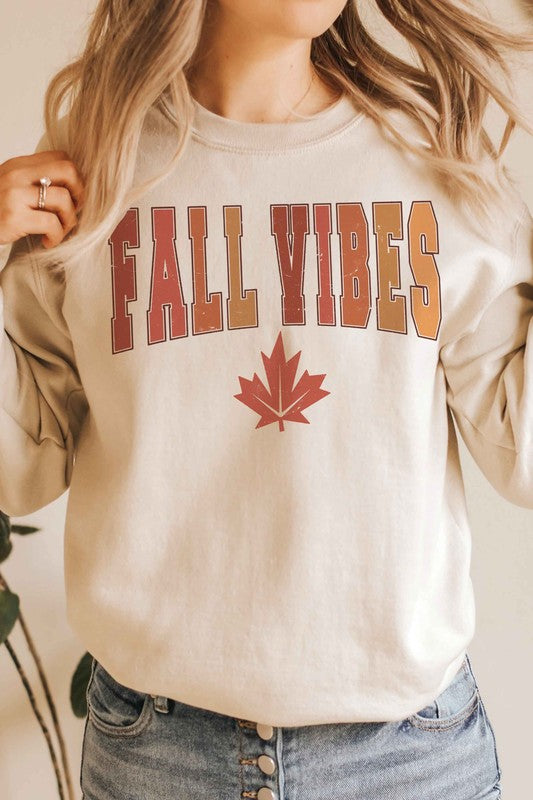 FALL VIBES GRAPHIC SWEATSHIRT