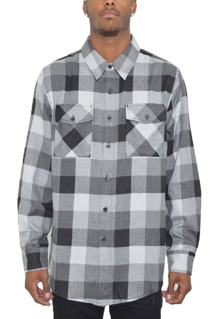 Weiv Long Sleeve Checkered Flannel