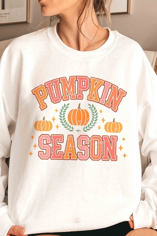 PUMPKIN SEASON GRAPHIC SWEATSHIRT