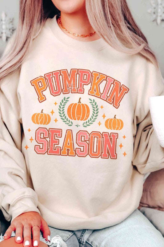 PUMPKIN SEASON GRAPHIC SWEATSHIRT