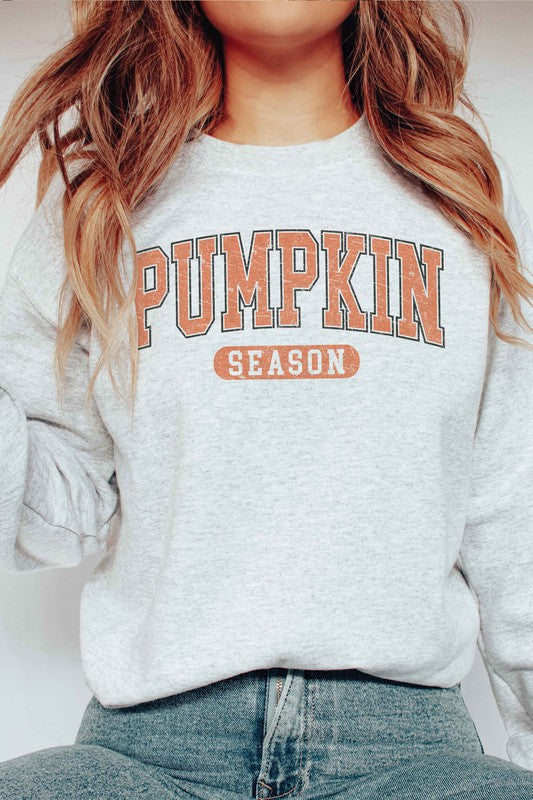 PUMPKIN SEASON GRAPHIC SWEATSHIRT