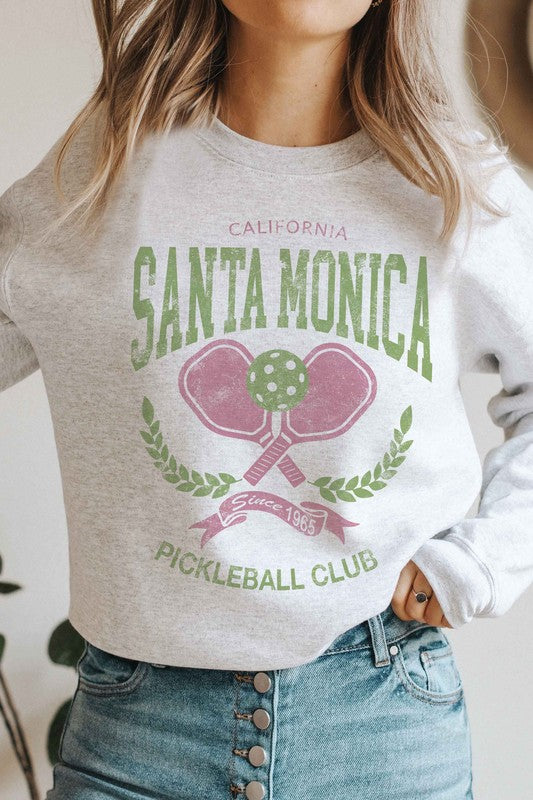 SANTA MONICA PICKLEBALL CLUB GRAPHIC SWEATSHIRT