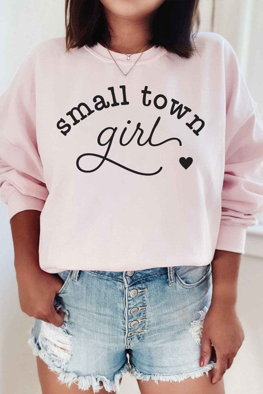 SMALL TOWN GIRL GRAPHIC SWEATSHIRT