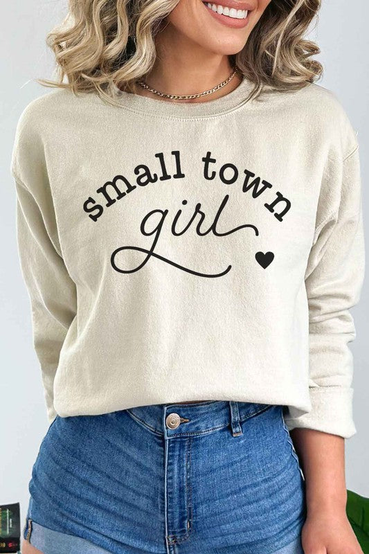 SMALL TOWN GIRL GRAPHIC SWEATSHIRT