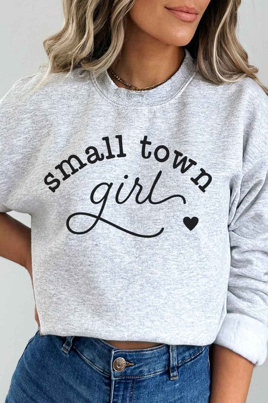 SMALL TOWN GIRL GRAPHIC SWEATSHIRT