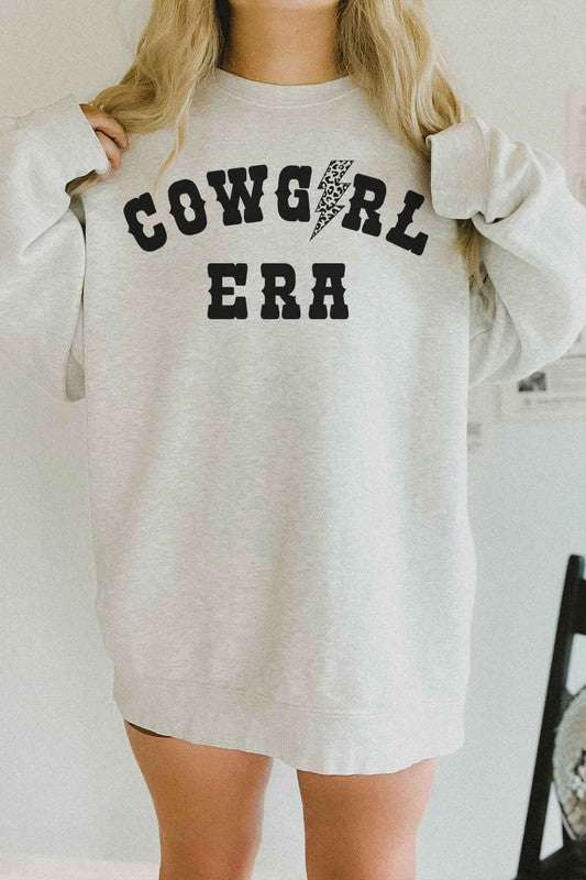 COWGIRL ERA WESTERN OVERSIZED SWEATSHIRT