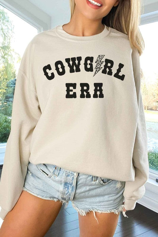 COWGIRL ERA WESTERN OVERSIZED SWEATSHIRT