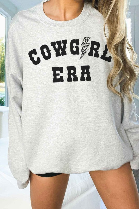 COWGIRL ERA WESTERN OVERSIZED SWEATSHIRT