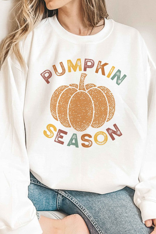 PUMPKIN SEASON GRAPHIC SWEATSHIRT