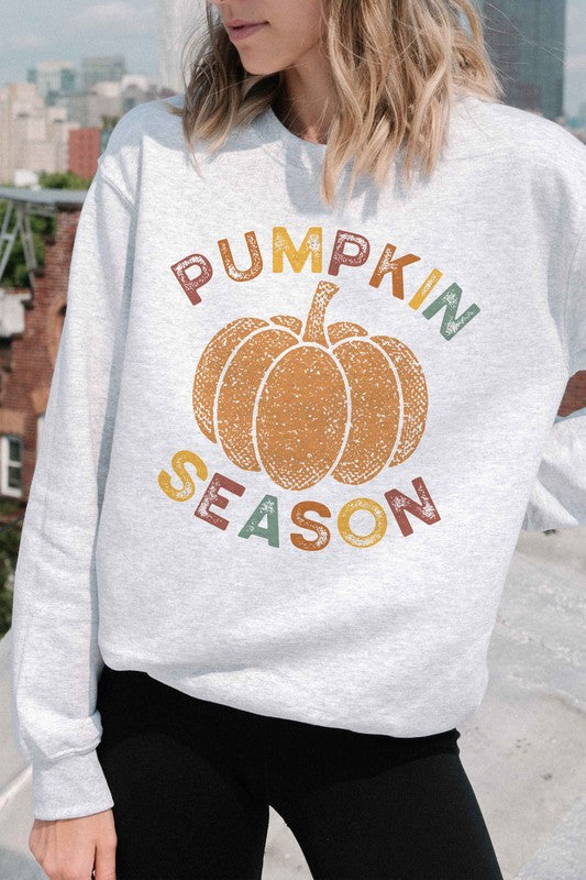 PUMPKIN SEASON GRAPHIC SWEATSHIRT