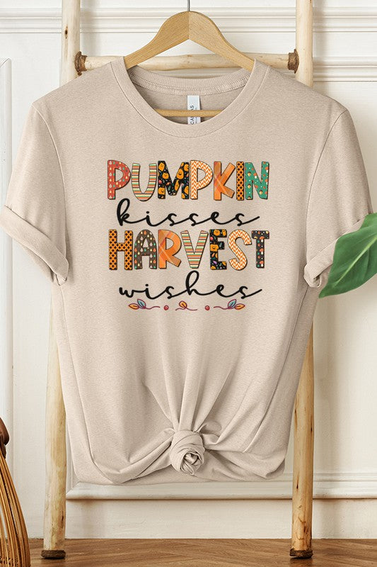 Pumpkin Kisses Harvest Wishes Tee