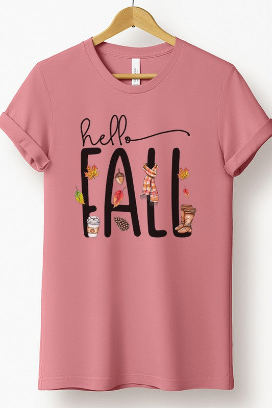 Hello Fall Doodles Graphic Tee