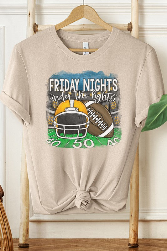 Yellow Helmet Friday Nights Under Lights Tee