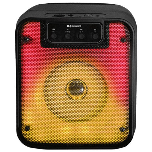 Supersonic 4 Inch BT Speaker FIRE BOX w LED Light