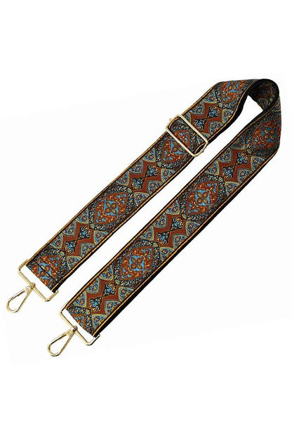 2 inch Wide Tribal Pattern Guitar Strap